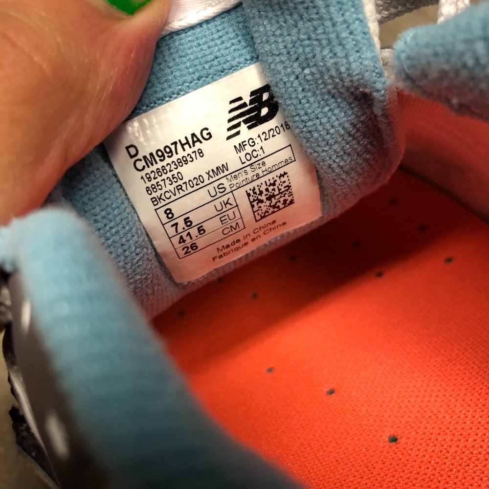 New Balance 997 Grey Dark Mango (Multiple Sizes) - Picture 7 of 7